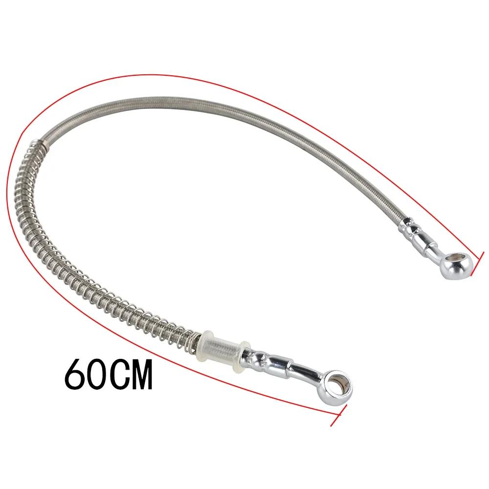 39-140cm Universal Motorcycle Stainless Steel Braided Brake Hose Line Aperture 10mm (M10) Latiguillo Freno Moto