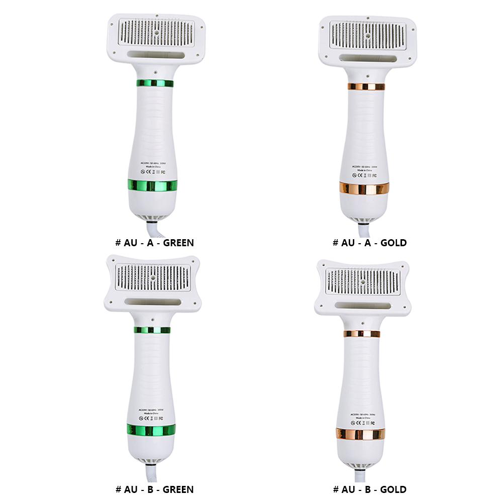 2 in 1 Dog Hair Dryer Comb Portable Pet Blow Dryer Comb Adjustable Temperature Cat Grooming Brush for Small Medium Big Dogs Cats