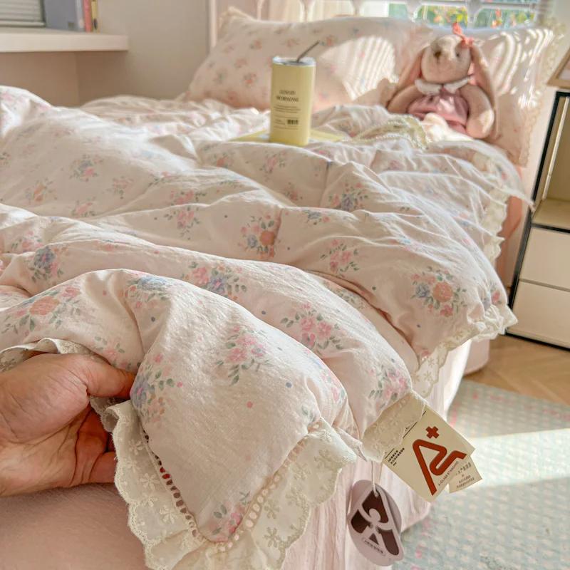 

Летнее одеяло - 100% хлопок, легкое и дышащее, милый домашний декор (Без наволочки/простыни) Удобное постельное белье Quilt 200 x 230cm