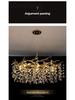 Elegant Modern French Crystal Chandelier for Living and Dining Rooms
