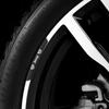 APK6  4pcs Car Wheel Hub Stickers Tire Rim Decorative Auto Logo For Jeep Compass Renegade Cherokee Wrangler JK Patriot Liberty