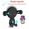 Smiley Face Car Phone Holder Multifunctional Event Navigation Mount Mobile Cell Stand with Hook Tail Clamp for iPhone 16 Samsung