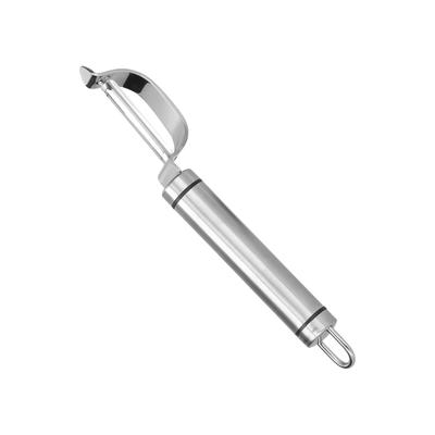 Stainless Steel Fruit and Vegetable Peeler with Comfortable Safety Handle for Peeling Potatos Apples