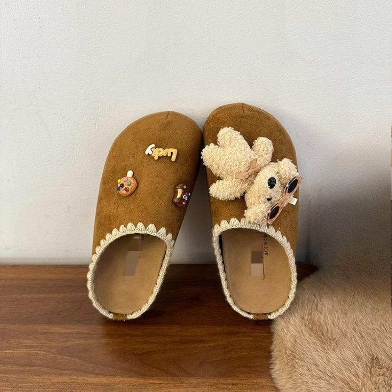 Cartoon Retro Boken Shoes, New Lazy Shoes, Headband Shoes, Travel Slippers