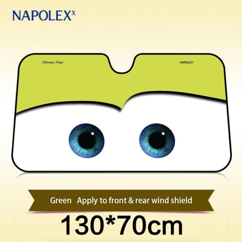 Foil Aluminium Cartoon Car Windshield Sun Shade Big Eyes Cars Front Window Visor