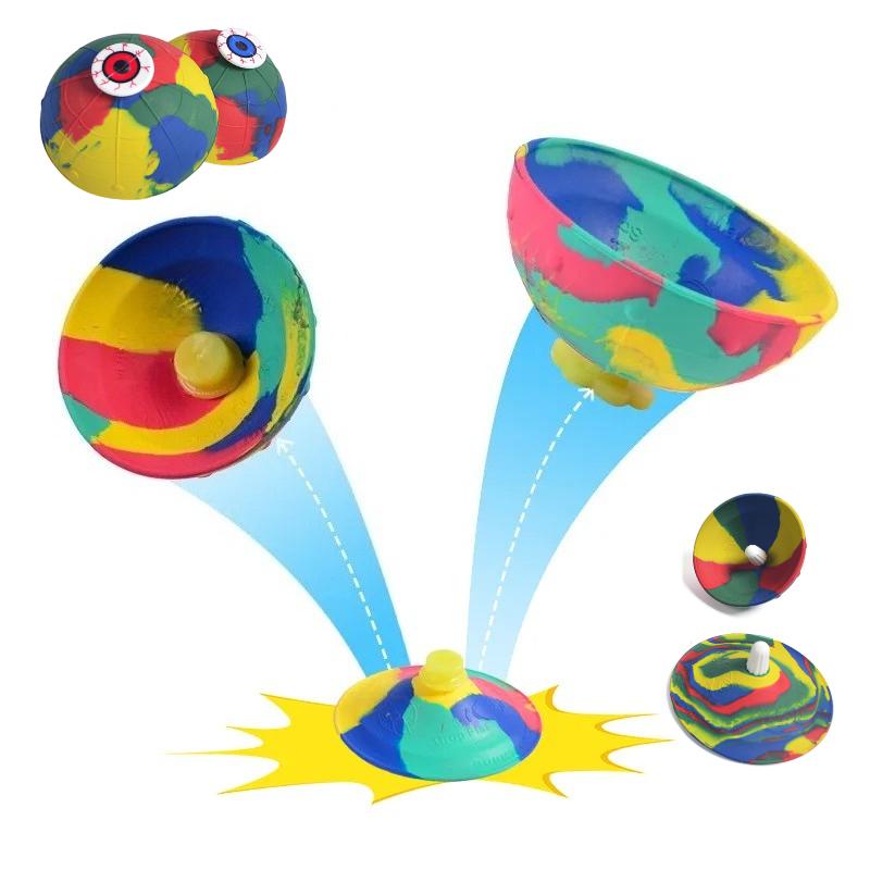 1Pc Bouncing Camo Bowl, Stress Relief Party Favor, Fun Desk Toy for Adults, Office & Home, Novelty Gift, Interactive Fun