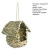 Yousheng Hand-Woven Hanging Birdhouse Natural Grass Hanging Bird Hut House Shape Bird Shelter for Indoor Outdoor Garden Patio Tree Use