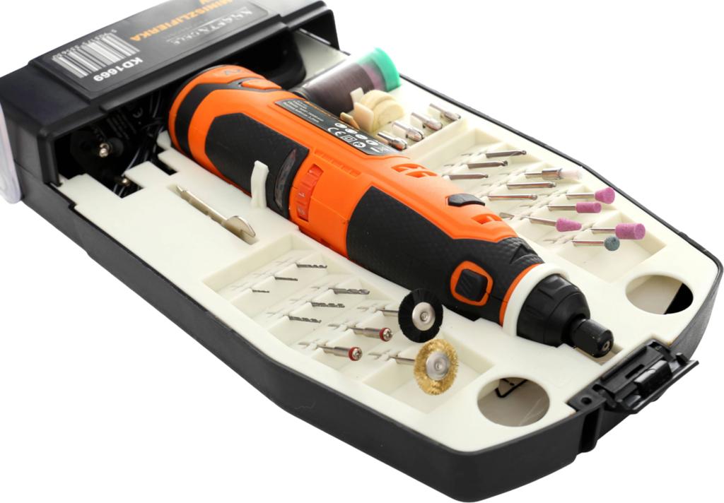 MINI GRINDER 12V + ACCESSORIES KD1669