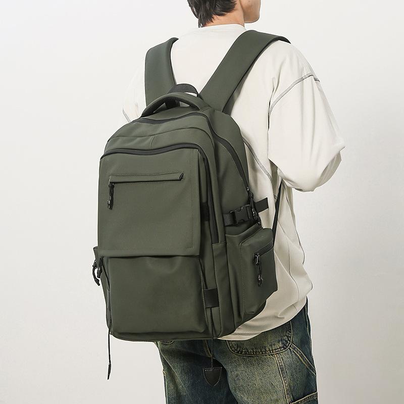 Large-capacity Schoolbag for Male High School Students, Simple and Versatile Travel Backpack for Female College Students, Casual Computer Backpack.