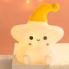 Cute Night Light Star Cute Birthday Gift Soft Silicone Lamp Warm Bedside Lamp Desktop Ornament Night Light