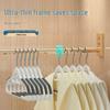 Non-Slip Anti-Shoulder Angle Hanger: Clothes Support and Drying Protector with No-Trace Design.