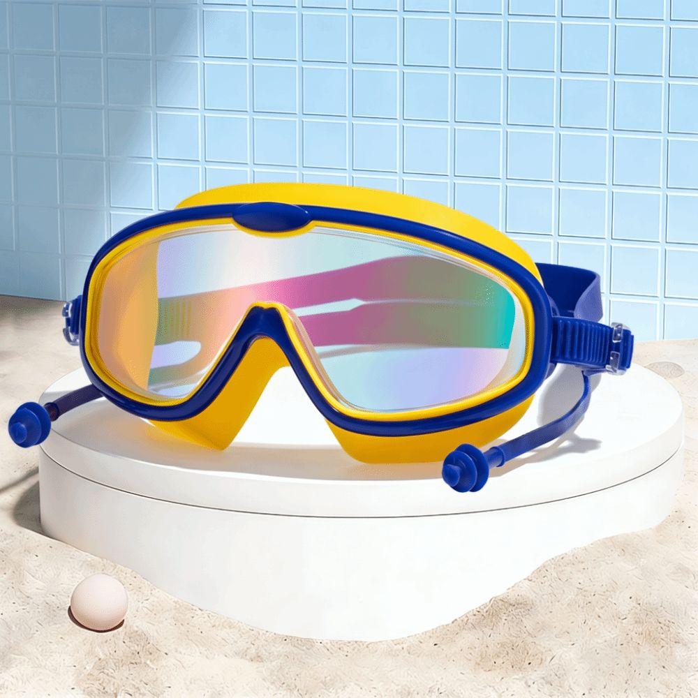 Wide View Big Frame Swim Goggles Anti-Fog Large Frame Swim Goggles Swimming Goggles Swimming