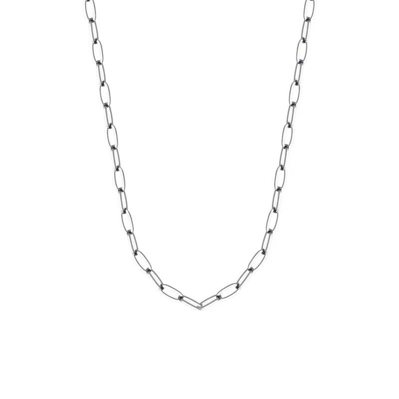 Geometric splicing square necklace women s new popular light luxury collarbone chain accessories