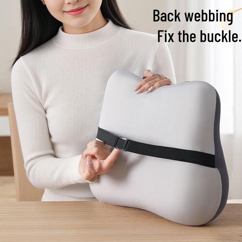 Ergonomic Memory Foam Seat & Lumbar Support Cushion for Office Chair