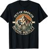 Out of Breath Hiking Society Funny Mountain Outdoor Hikers T-Shirt, Unisex T-Shirt