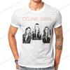 Celine Dion Metall Lustig Groß Bedruckt Baumwolle Unisex T-Shirt Kurzarm T-Shirts Titanic Film Hipster Oberteile