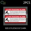 Car Sticker Positioning Cover Scratch  Decal Electric Car Sticker Anti-theft Warning Motorcycle Modification Car