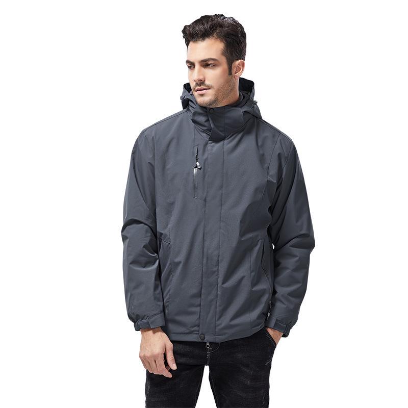 

Мужская куртка-ветровка три в одном: Разъемный костюм-двойка для пеших походов и катания на лыжах 4XL