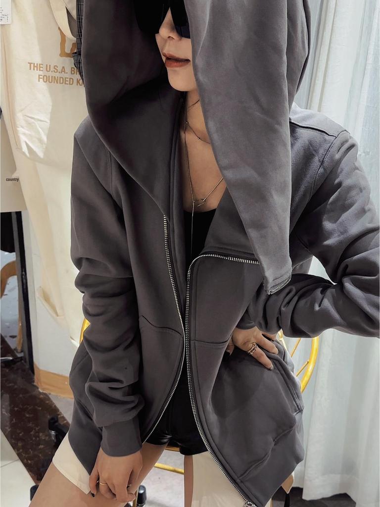 SUBHUMAN Herren Unisex Herbst/Winter Fleece Hoodie Jacke - Windzauberer Hut Stil