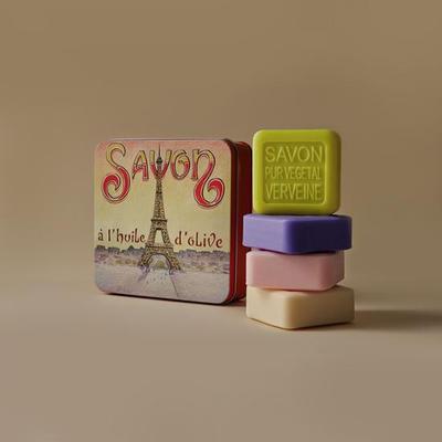 LaSavonne Lid Nion Sapone Profumato Grande Latta 4pz