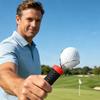 Iron Wire Park Golf Ball Retriever, Golf Ball Grabber Double Ring Clip, Putter Grip Metal Wire Golf Ball Picker Upper Tool, Golf