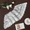 Female Empty Lace Smock Shrug Poncho Crochet Knit Cape Shawl