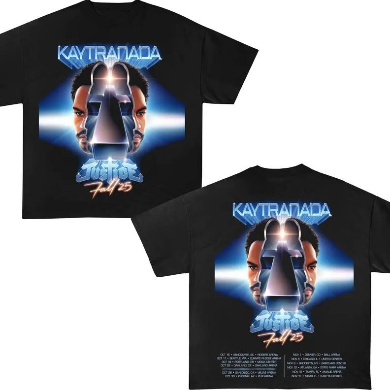 

Kaytranada – World Tour 2025 Retro Music Merch Graphic Printed Unisex T-Shirt Unisex T-Shirt XXL