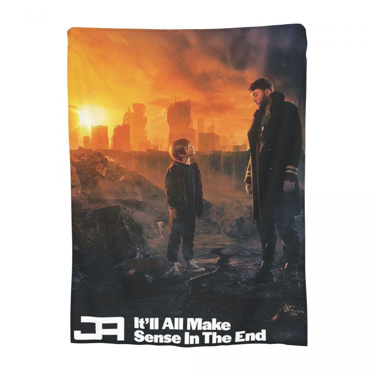 

James Arthur Itll All Make Sense In The End Blanket Flannel Sofa Throw Blanket Throw Blankets for Bedding Throws Bedspread Quilt 75x90cm