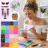 3 Bottles Of 10ml Glue 24 Colors Of Resin Dazzling, 3mm Pieces For Making, Dazzling Kit With 3 Pieces Of Glue For Clothing Shoes Art Book Art