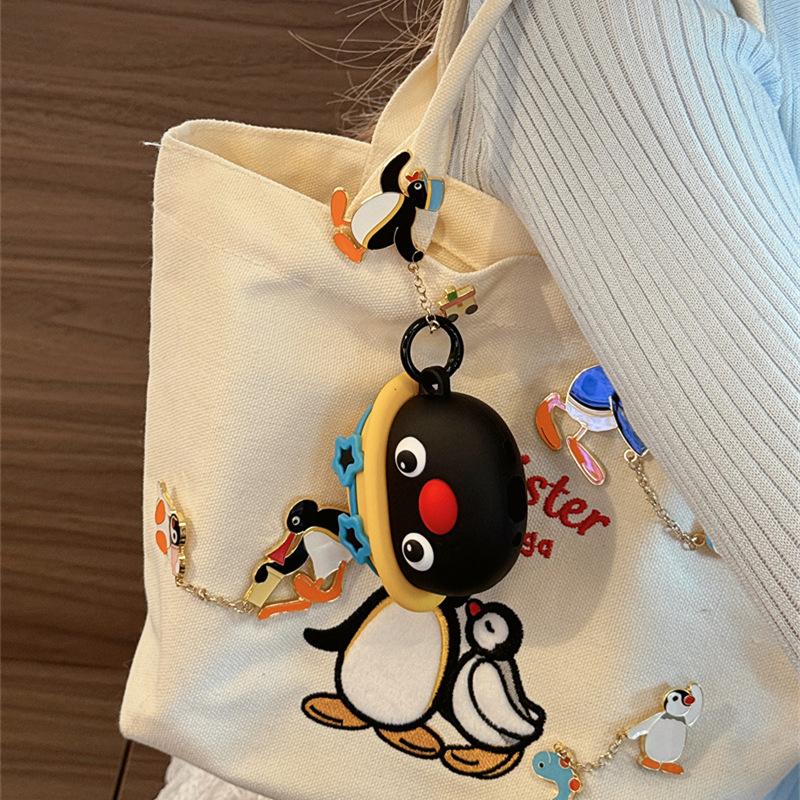Star hat penguin for AirPods 1 generation protective case cute 1st generation pro1 apple bluetooth headset case