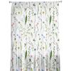 Watercolor Painting Flowers Leaves Tulle Curtains For Living Room Sheer Curtain Bedroom Voile Decorative Window Treatments