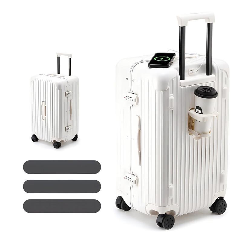 OEING Aluminum Frame Trolley Luggage 24 inch