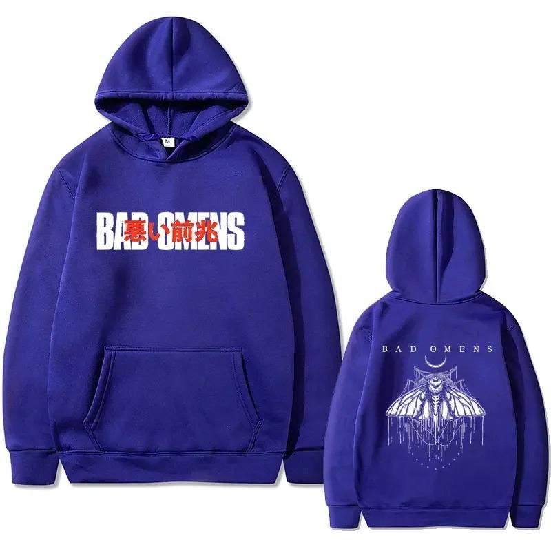 Bad Omens Band Hoodie Men Women Fashion Vintage Hoodies Men Long Sleeve Sweatshirts Women Harajuku Pullovers Sudaderas