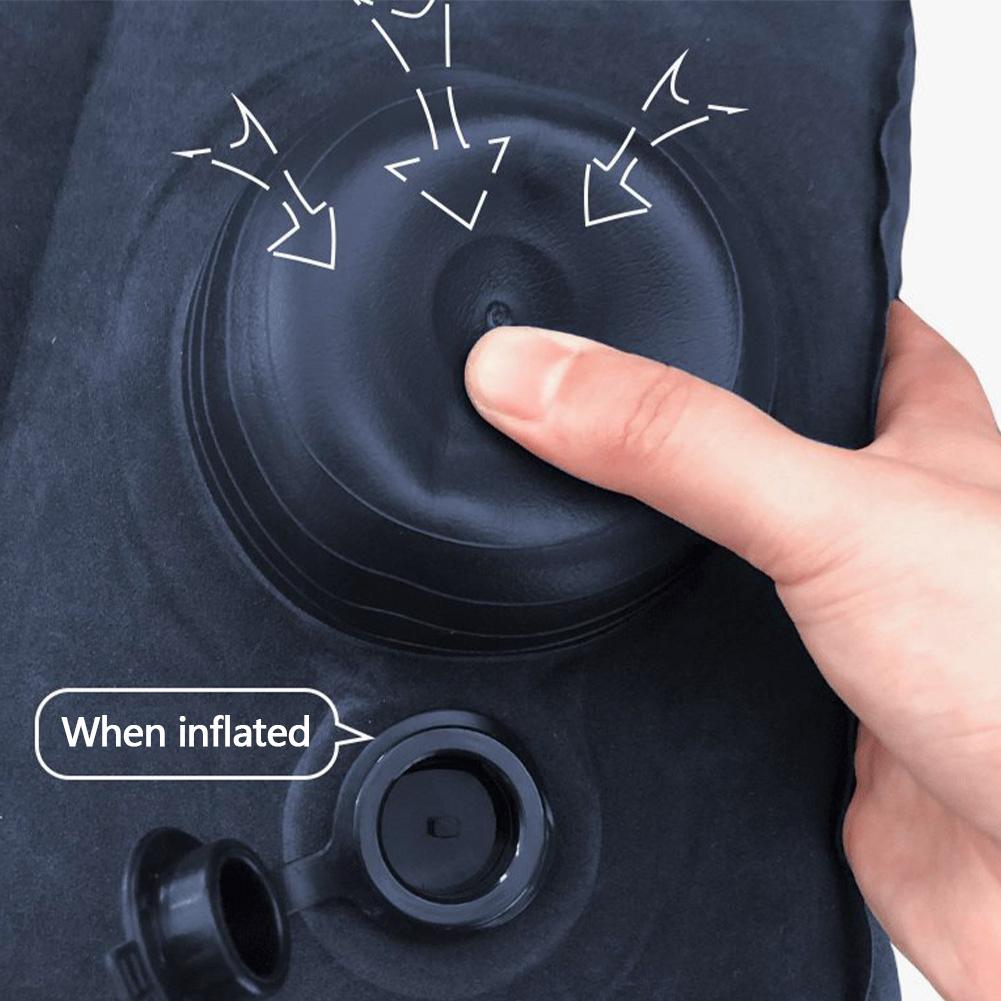 Inflatable Foot Rest Pillow for Kids/Adult Adjustable Height Footrest Pillow Leg Rest Pillow for Office Airplane Train Cars Home