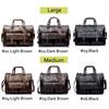 Elegant Men Business Laptop Bag With Large Capacity For Work And Travel In Leather