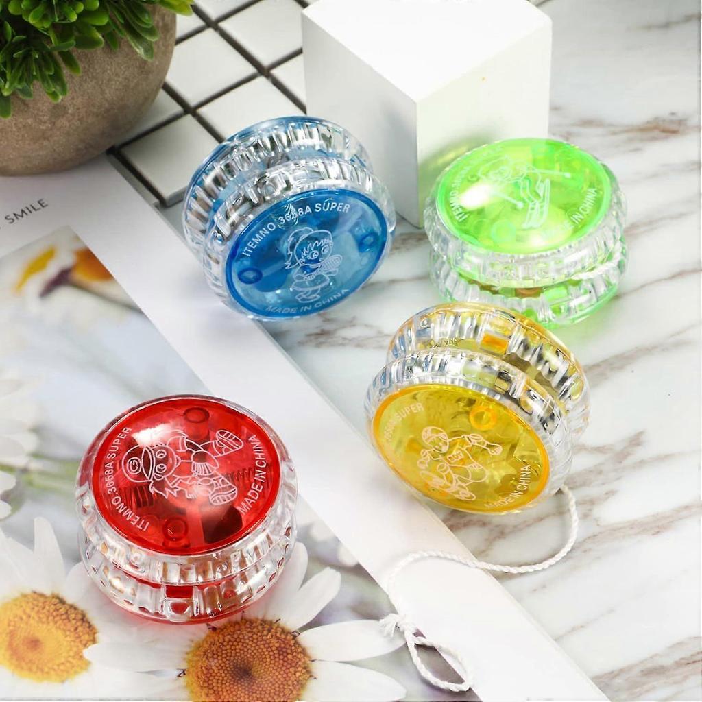 6 Stück LED-Licht Anfänger Seil Trick Ball Kunststoff Empfindlicher Ball Reaktiver Ball