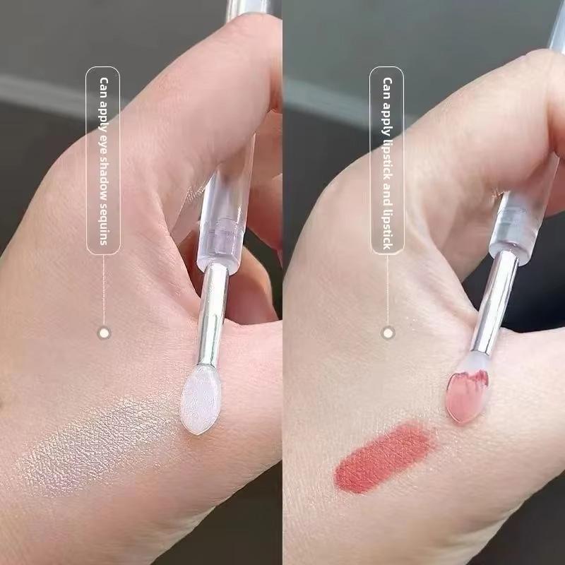 1PC With Cover Makeup Tool Silicone Multifunctional Lip Brush for Lipstick