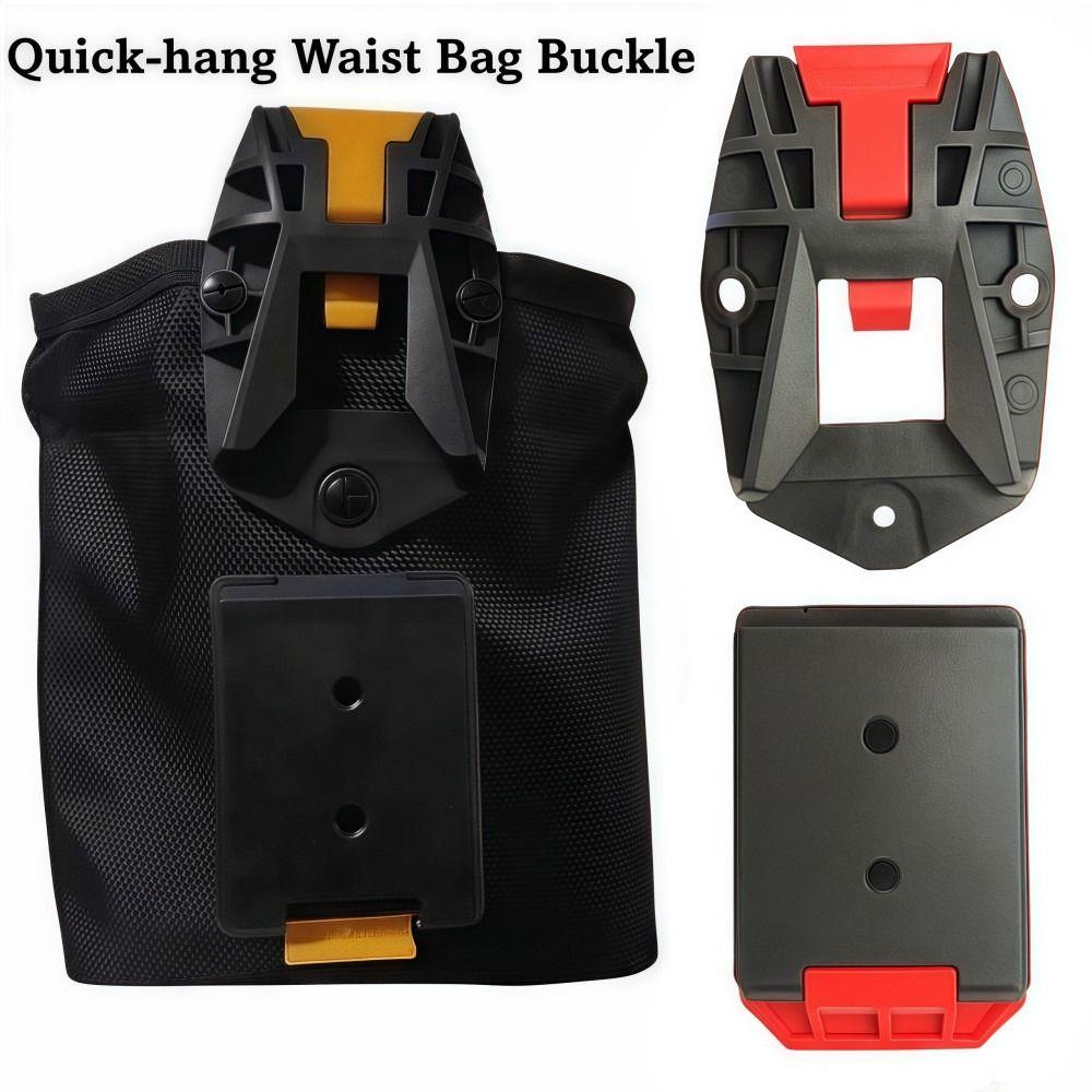 High Quality Sturdy ABS Waist Buckle Durable Compatible Waist Bag Clip Quick Attach Replacement Tool Belt Professional Use