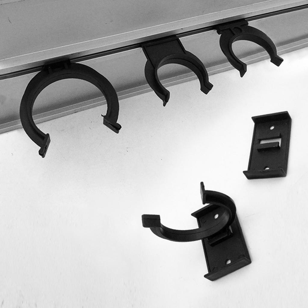 100pcs Kitchen Plinth Clips Plastic Kitchen Kickboard Clips & Brackets Stable Foundation Clip for Secure Kickboard Setup