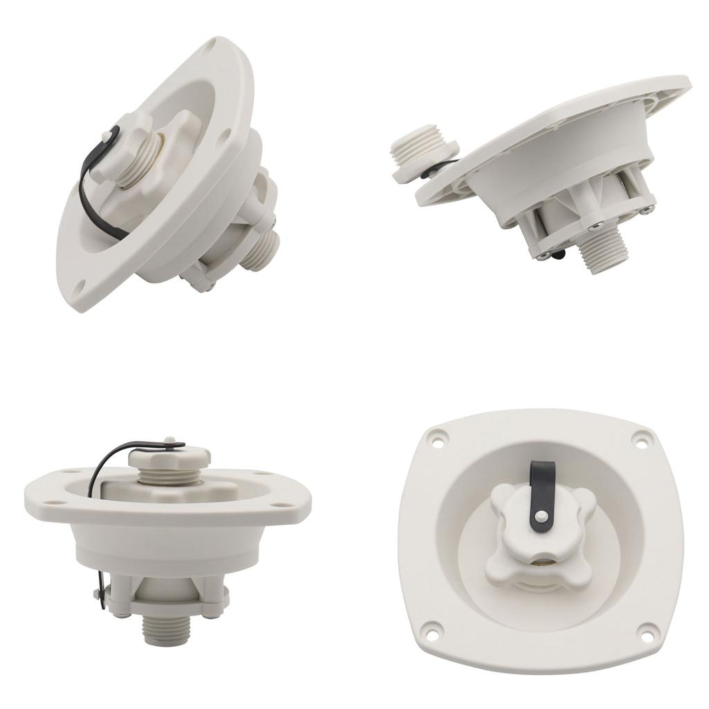 Motorhome Water Inlet Adapter Kit With Check Valves Leak Resistant Brass Threads UV Resistant PP Suitable For Motorhomes