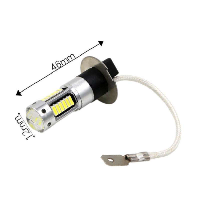1Pc Car H3 Led Fog Light High Power Lamps Daytime Running Light Bulb Super Bright Lamp
