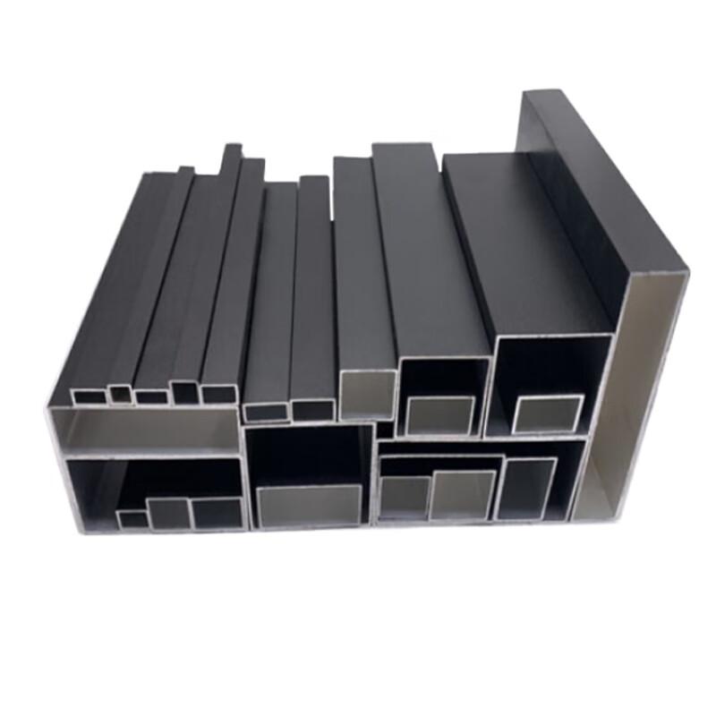 Black Rectangular Metal Tube