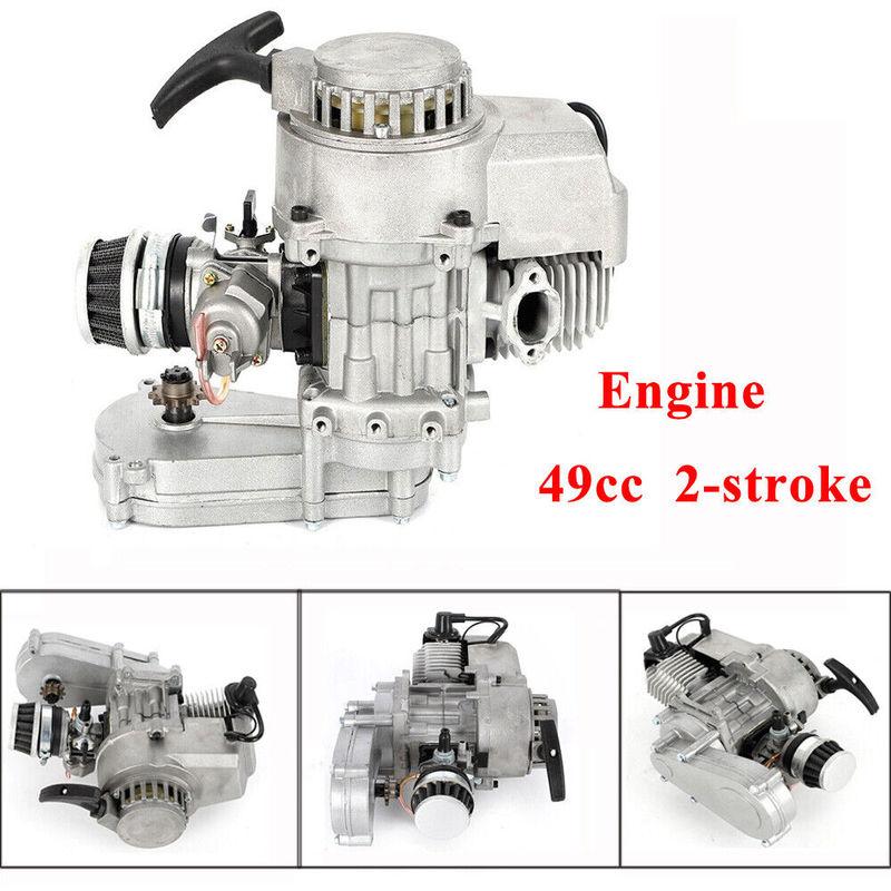 NEW 2 Stroke  Engine Motor with Carburetor Air Filter Gear Box  Most Air-cooled Mini Off-road Vehicles