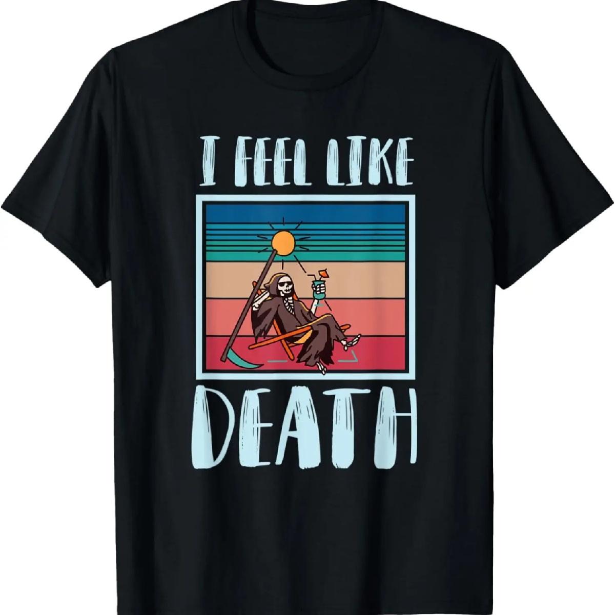 

Death Funny Grim Reaper Angel Of Death Halloween Costume T-Shirt XXXXXL чорний