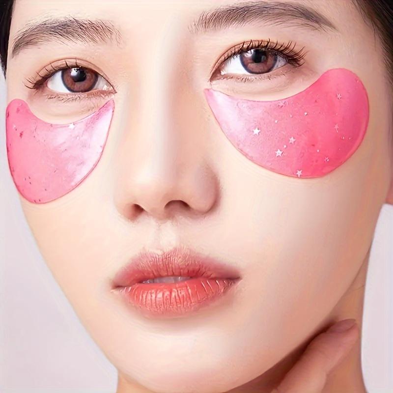 Rose Hydra-Gel Eye Mask - Moisturizing & Firming Eye Care with Plant-Based Squalane, Remove Dark Circles, Puffiness & Wrinkles, Tighten Skin Eye Patch