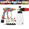 Vibrant Graffiti High-Pressure Foam Blaster for Karcher/Bosch/Lavor with Quick-Connect Nozzles,  Multi-Surface Cleaning Kit