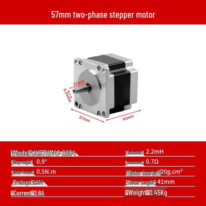 Stepper Motor for 3D Printer, Two-Phase, Sizes 35/39/42/57/60/86 - Miniature Automation Equipment