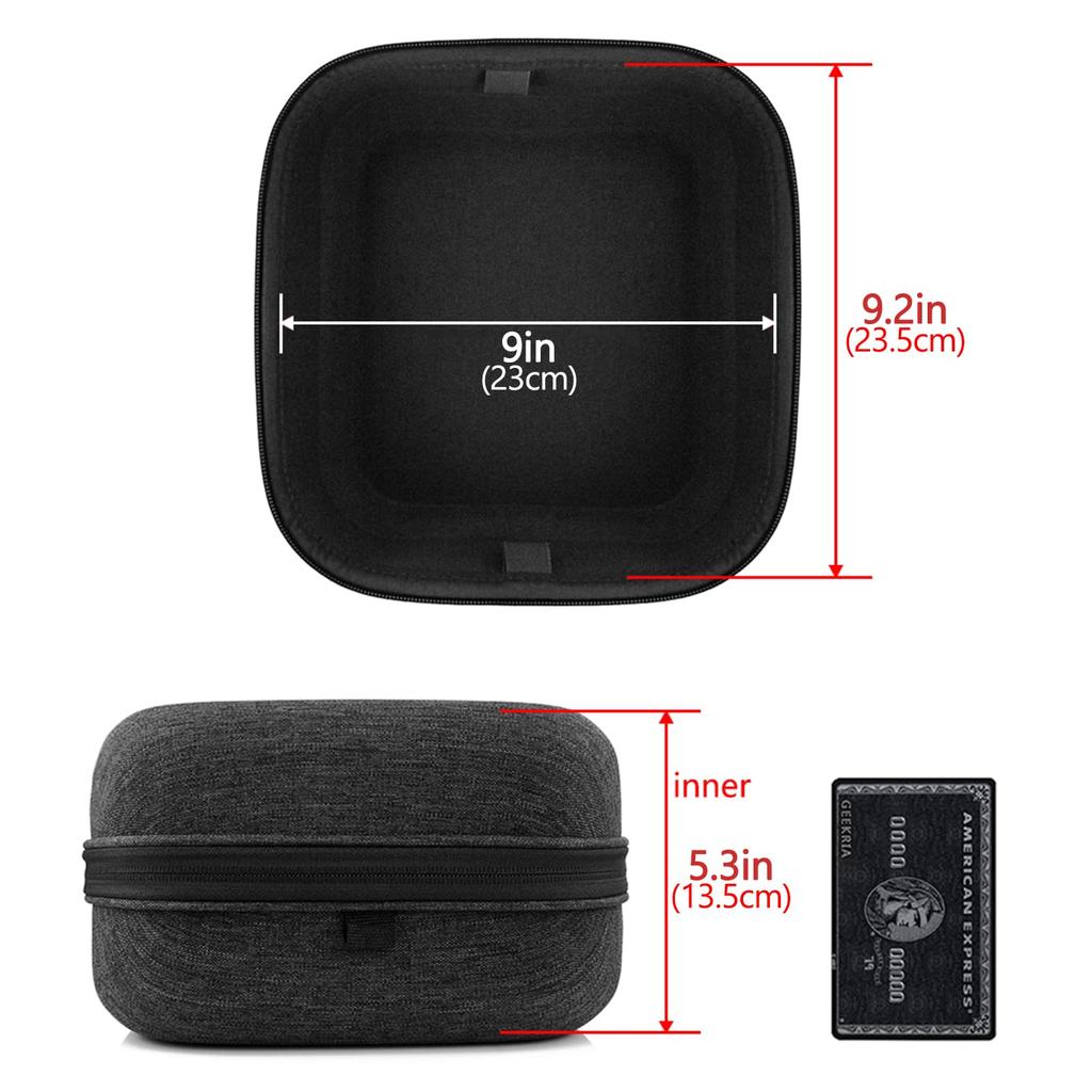 Geekria Hard Case SONY MDR-Z1R, MDR-Z7M2, ATH-ADX5000, ATH-AWKT, ATH-AWAS, ATH-WP900, ATH-AP2000Ti, Beyerdynamic Amiron Wireless, DEN0N AH-D9200, AH-D