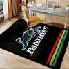 1pc Panthers,Sports Team,Mascot Office Carpet Soft Polyester Entrance Carpet Washable Non slip Machi