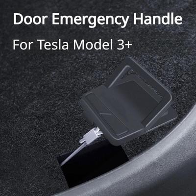 Núdzová kľučka dverí pre Tesla Highland 2024 Zadné dvere Fyzický mechanický zámok dverí Odomykanie Ťahadlo Tlačidlový spínač